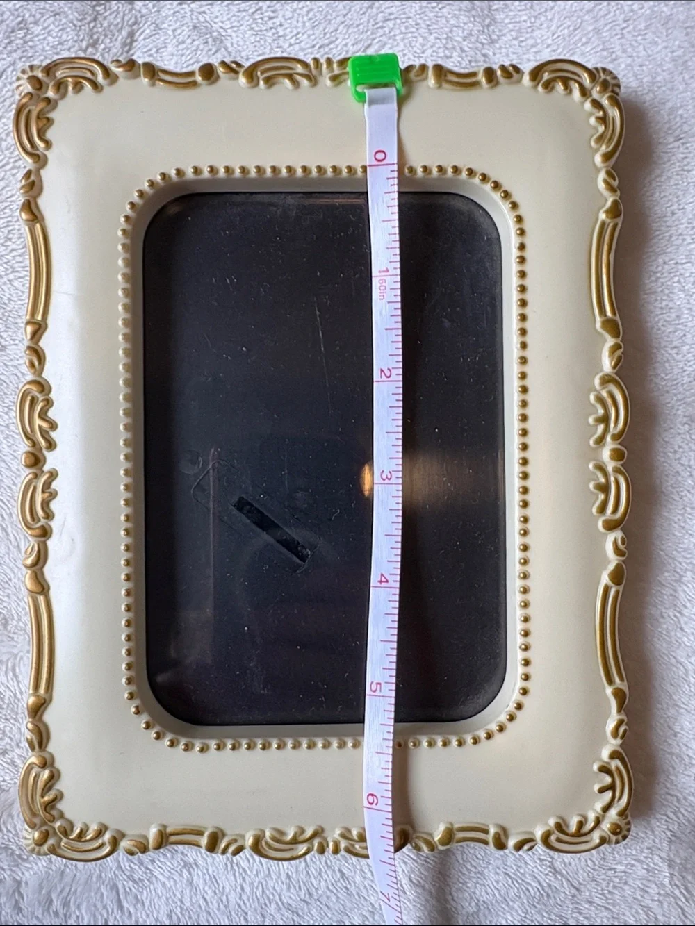 Vintage Mixed Wood and Metallic Picture Frame Set - Brown, Gold, Cream